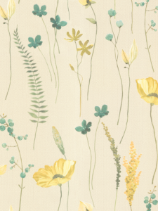 Secret Serenity Floral Wallpaper