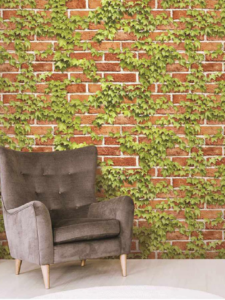 Charming Brick Accents Wallpaper