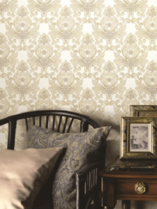 Intricate Diamond Filigree Wallpaper