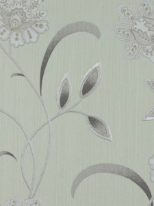 Floral Fantasy Timber Texture Wallpaper