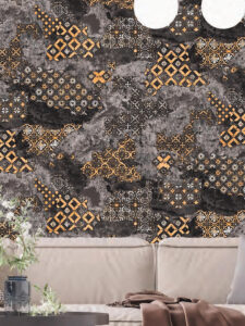 Marble Geometry Tapestry Wallpaper