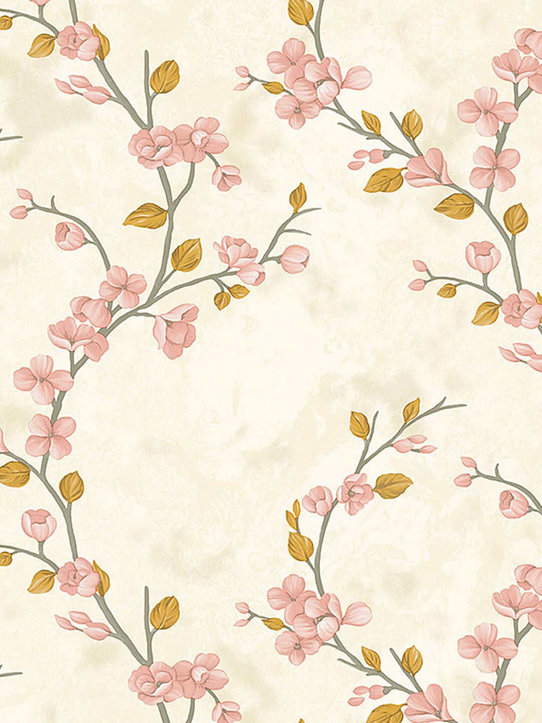 Roseleaf Harmony Wallpaper